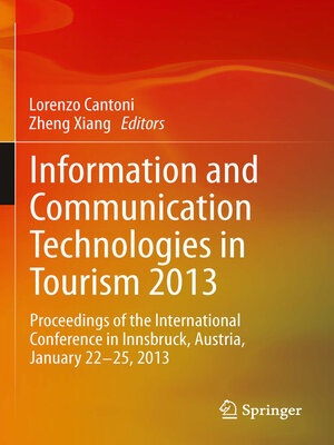 cover image of Information and Communication Technologies in Tourism 2013